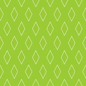 Tile vector pattern or green and white background Stock Illustration