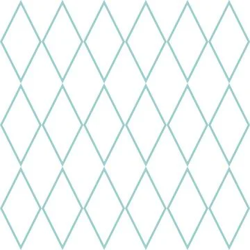 Tile vector pattern or mint green and white background Stock Illustration