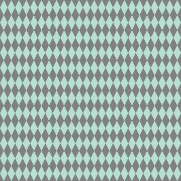Tile vector pattern or mint green and grey wallpaper background Illustrazione stock
