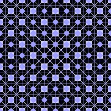 Tile vector pattern or violet blue and black background Illustrazione stock