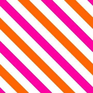 Tile vector pattern with pink and orange stripes Stock Illustration