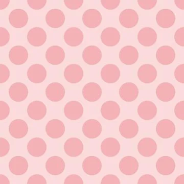 Tile vector pattern with polka dots on a pastel pink background 스톡 일러스트
