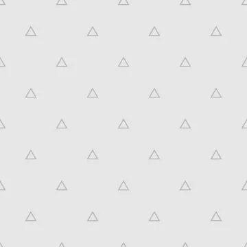 Tile vector pattern with  triangles on grey background Illustrazione stock