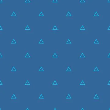 Tile vector pattern with triangles on pastel blue background イラスト素材