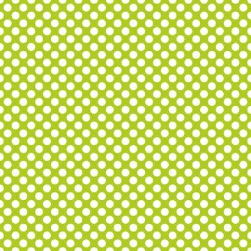 Tile vector pattern with white polka dots on green background 库存插图