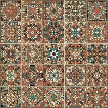 Tile Weave Pattern Stock Illustration