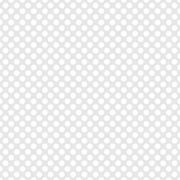 Tile white and grey vector pattern or background with polka dots Stock Illustration