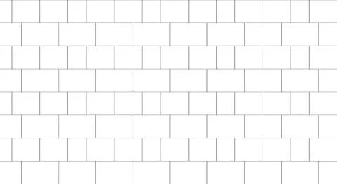 Tile white flooring, texture background, 3d illustration Stock Illustration