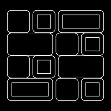 Tile   the white path icon . Stock Illustration