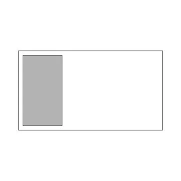 Tile window to left of screen . White background Stock Illustration