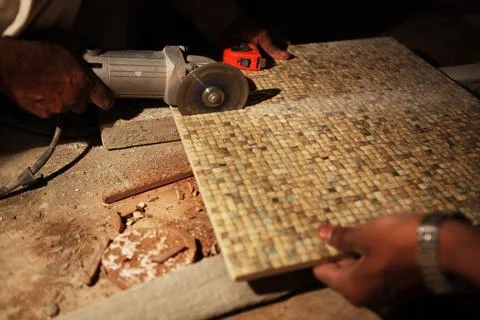 Tile Works Stock Photos
