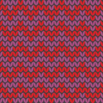 Tile zig zag knitting vector pattern or winter background Stock Illustration