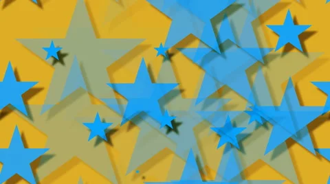 Tileable blue star background Stock Footage 47001255