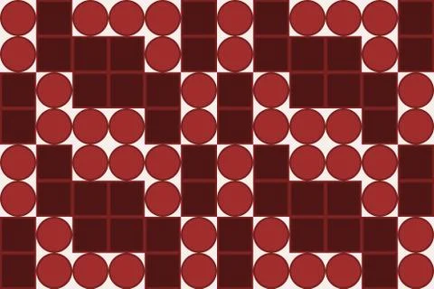 Tileable geometric abstract pattern Stock Illustration