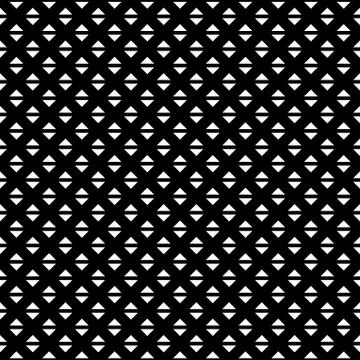 Tileable grid / mesh geometric pattern series. Repeatable monochrome texture. Stock Illustration