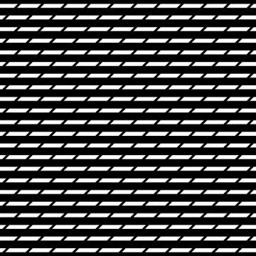 Tileable grid / mesh geometric pattern series. Repeatable monochrome texture. Illustrazione stock