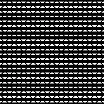 Tileable grid / mesh geometric pattern series. Repeatable monochrome texture. Stock Illustration