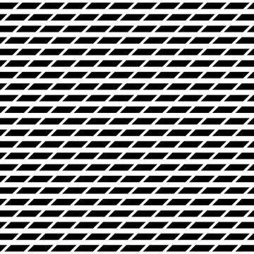 Tileable grid / mesh geometric pattern series. Repeatable monochrome texture. Illustrazione stock