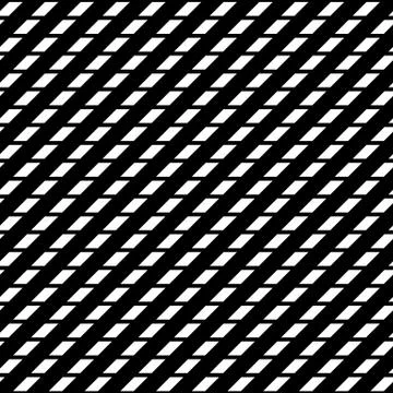 Tileable grid / mesh geometric pattern series. Repeatable monochrome texture. Stock Illustration