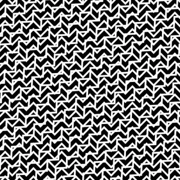 Tileable grid / mesh geometric pattern series. Repeatable monochrome texture. Illustrazione stock