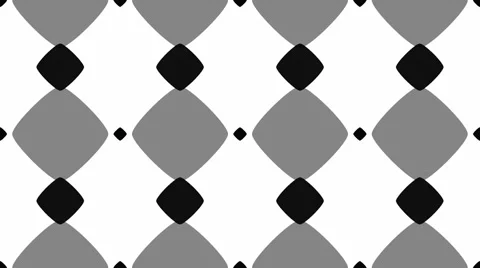 Tileable monochrome rounded array Video stock 47002480