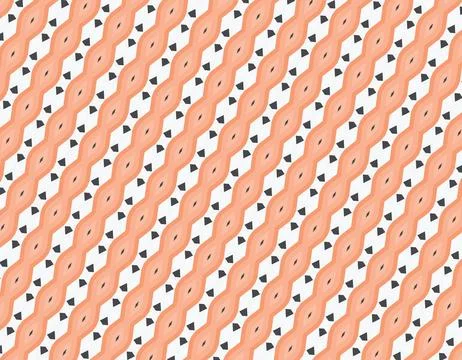 Tileable outline background pattern in charcoal, emerald pine, taxi yellow, clou Illustrazione stock