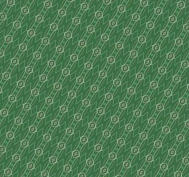 Tileable outline background pattern in moonlight, persimmon, clay pot, spring bu Illustrazione stock