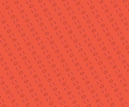 Tileable outline background pattern outline composition in hellfire red, blood m Stock Illustration