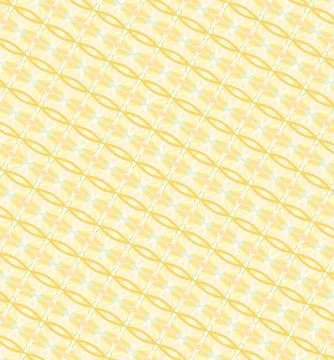 Tileable outline background pattern outline composition in daisy yellow, amber g イラスト素材