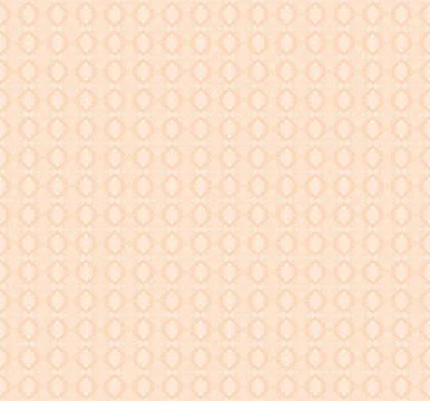 Tileable outline background pattern in peach, cream, pale lime, mint linework wi イラスト素材