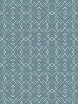 Tileable outline background pattern single-line style in pale aqua, soft cyan, s イラスト素材
