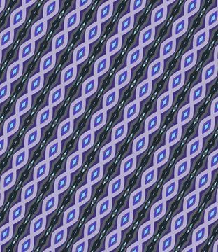 Tileable outline background pattern single-line style in electric cyan, bright a Stock Illustration