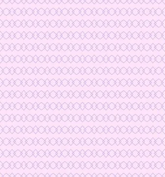 Tileable outline background pattern in soft purple, blush pink, clean white, sky Stock Illustration