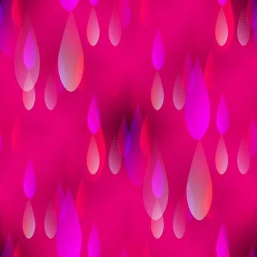 Tileable pink drop background Stock Illustration