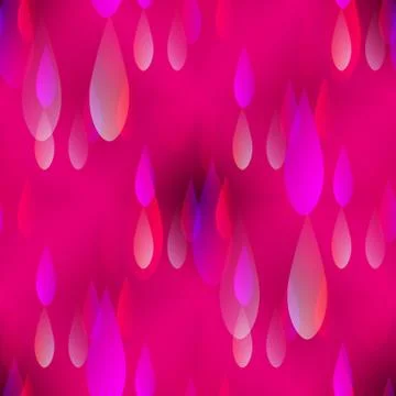 Tileable pink drop background Stock Illustration