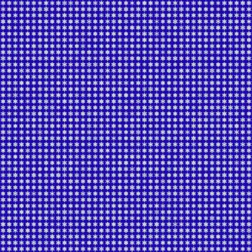 Tileable snowflakes texture on blue background Stock Illustration