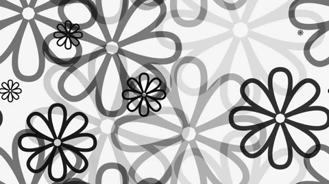 Tileable soft flourist black Stock Footage 47002607