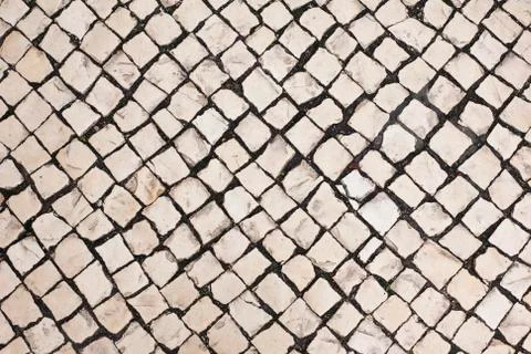 Tileable stone pavement textures Stock Photos