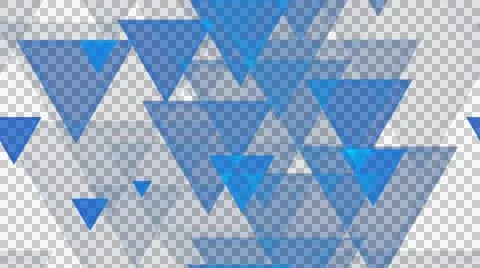  tileable triagonal blue pattern with alpha 스톡 동영상 46717575