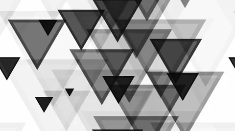 Tileable triangle black pattern Video stock 46719078