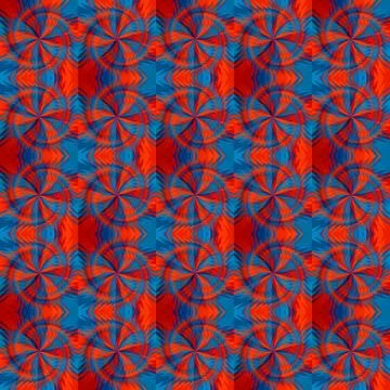 Tileable vibrant colors wallpaper Stock Illustration