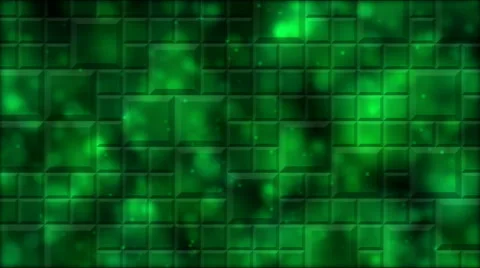 Tiled Background and Light Animation - Loop Green Stock Footage 54121237