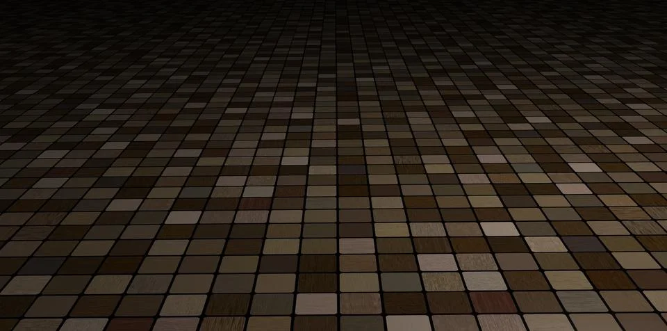 Tiled Floor Stock Illustration