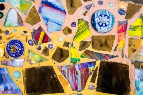 Tiled floor Foto stock