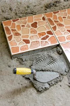 Tiled floor Stock Photos