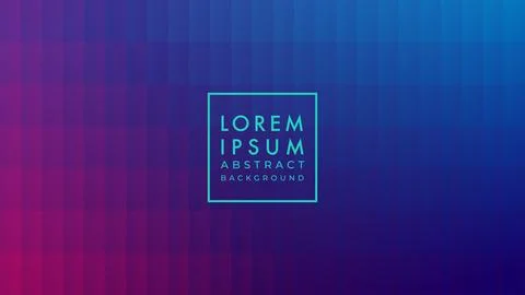 Tiled rectangle shape pattern vector illustration. Blue purple magenta grad.. 库存插图