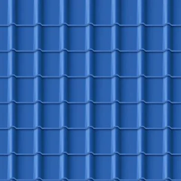 Tiled roof seamless pattern イラスト素材