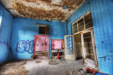 Tiled room Stock Photos