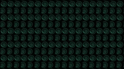 Tiled Teal Spiral Ring Pattern Seamless Loop Stock Footage 342802671