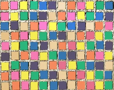 Tiled wall background Fotos Stock